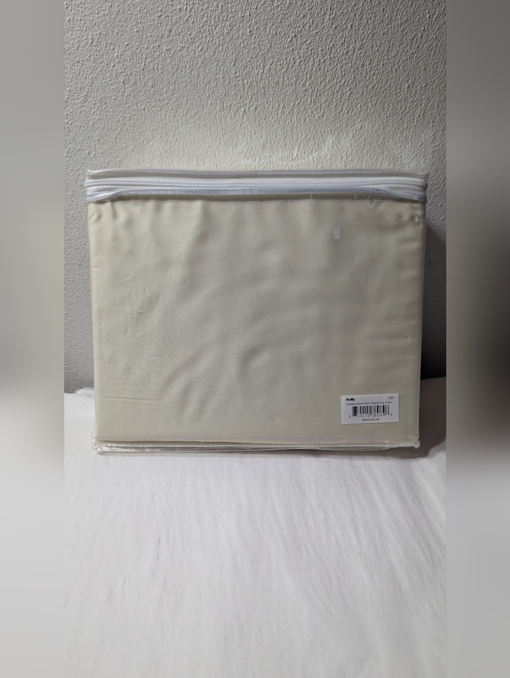 Buffy Eucalyptus Duvet Cover King/cal King Cream 105"L x 90"W NWT - Picture 5 of 5